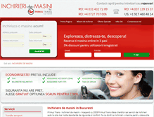 Tablet Screenshot of inchirieri-de-masini.eu
